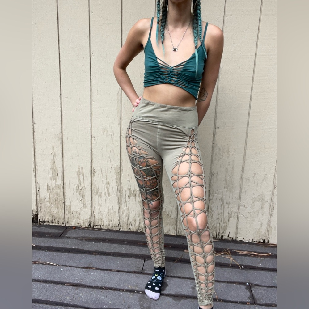 Sage Braided Leggings